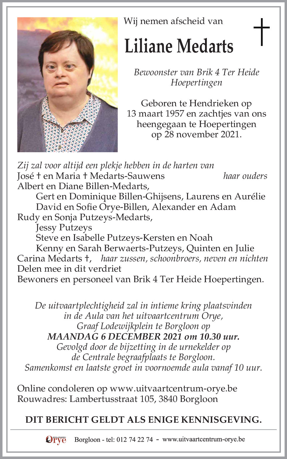 Liliane Medarts