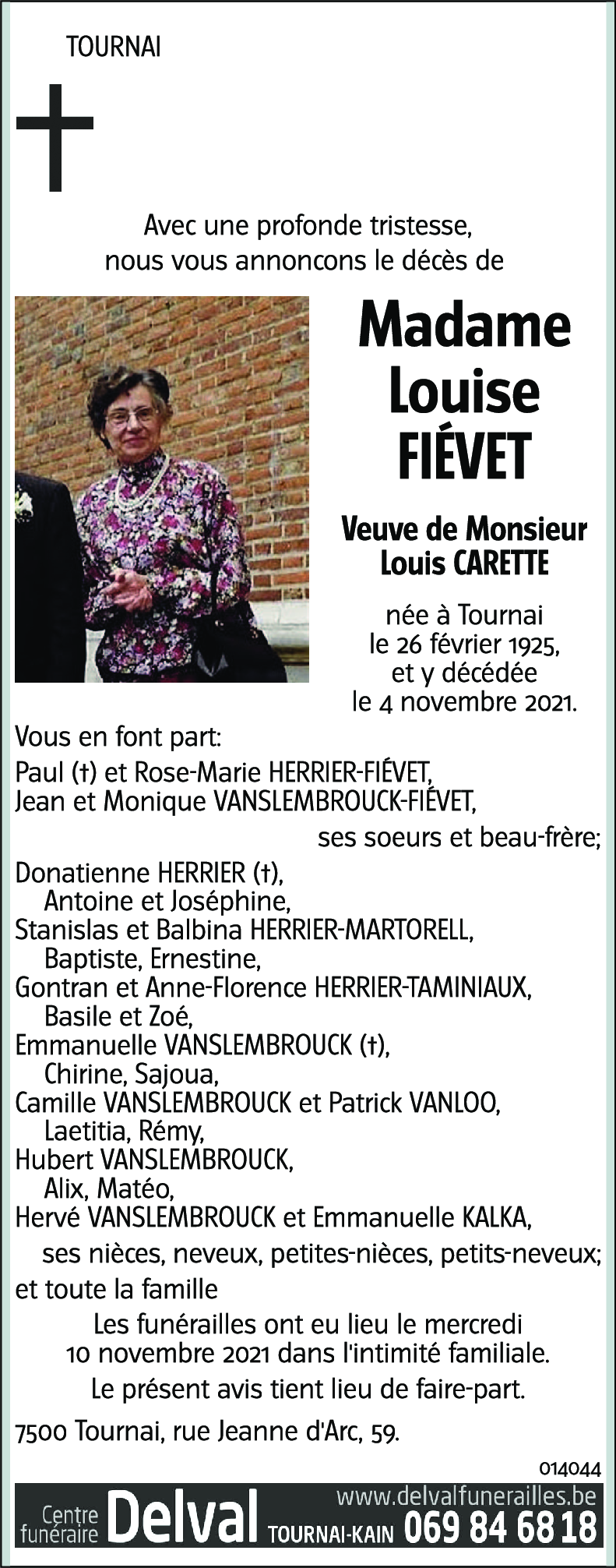 Louise FIEVET
