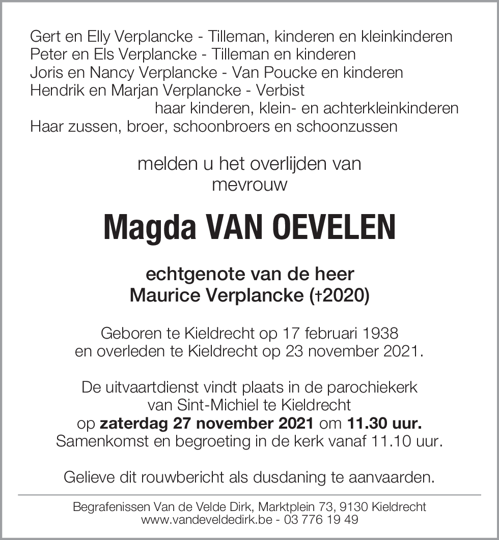Magda Van Oevelen