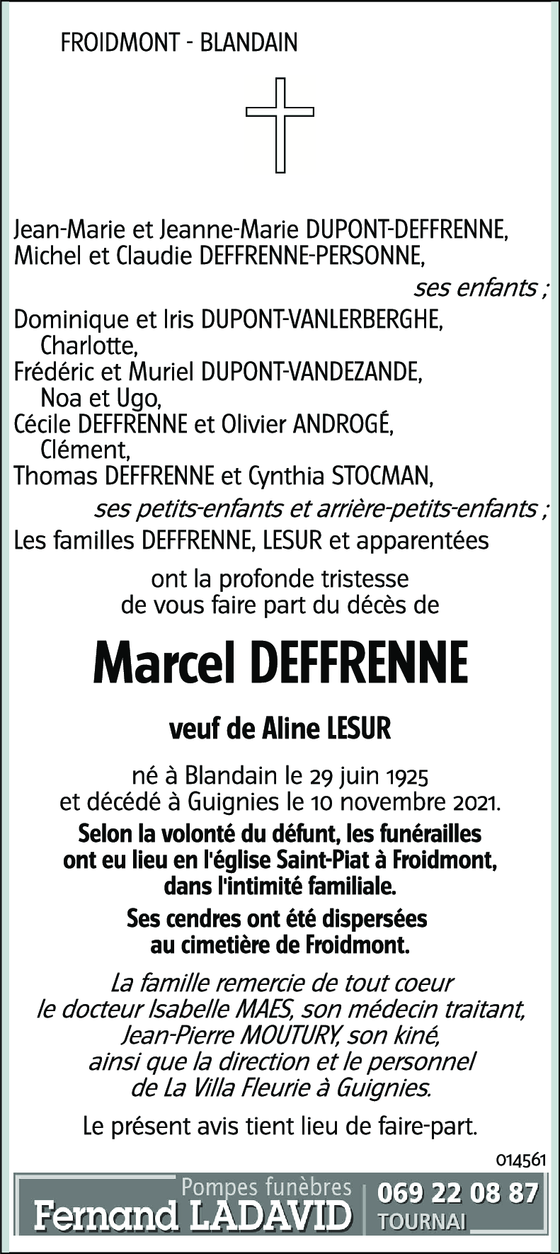 Marcel DEFFRENNE