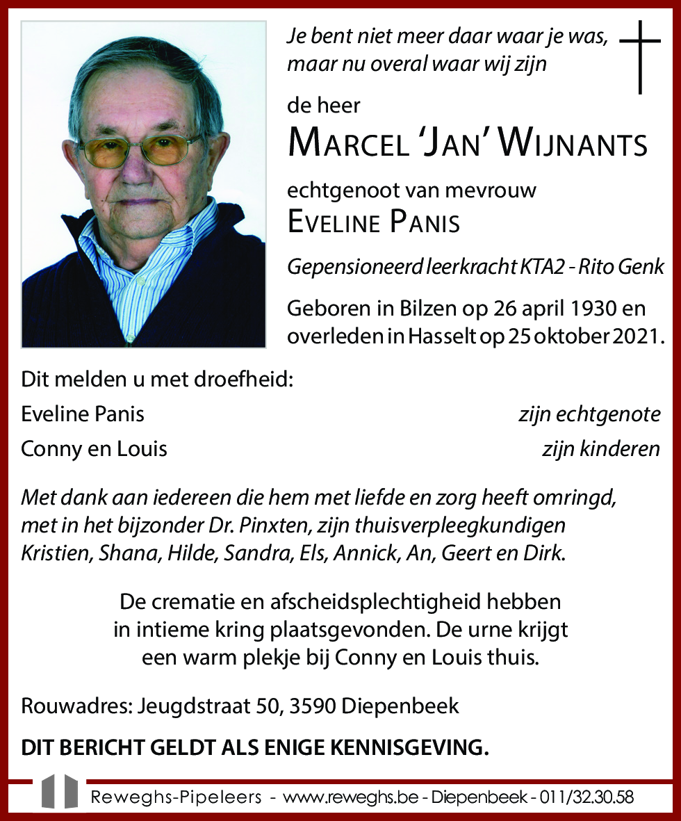 Marcel 'Jan' Wijnants