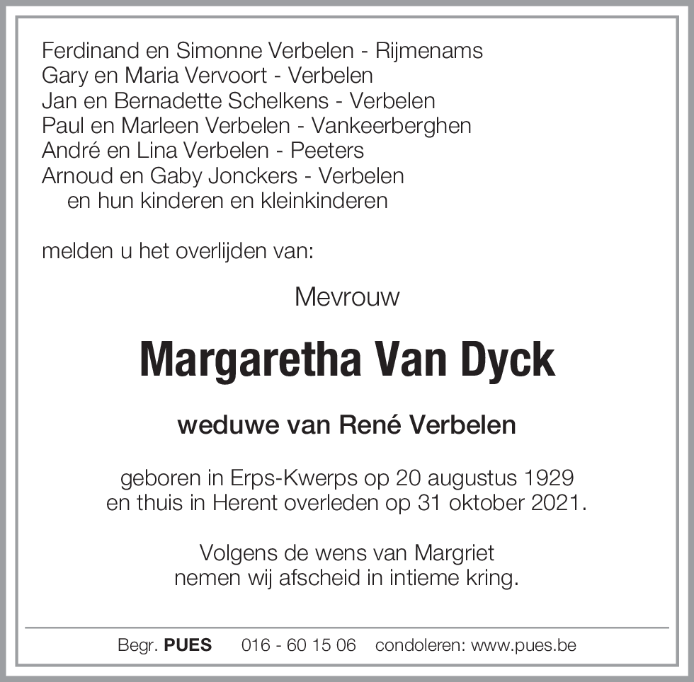 Margriet Van Dyck
