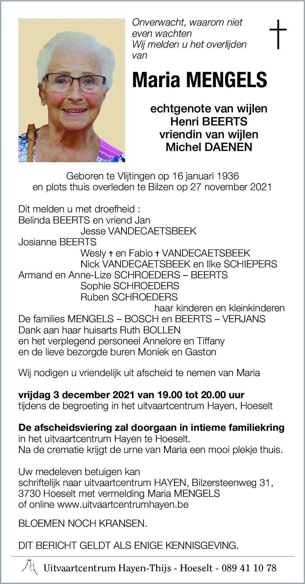 Maria MENGELS