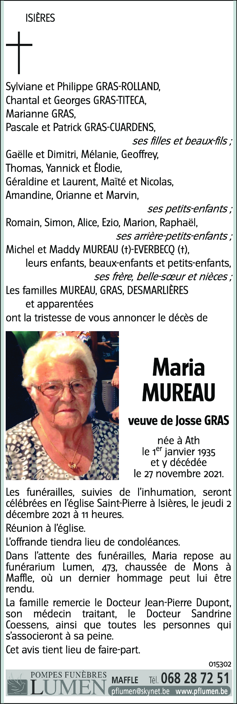 Maria MUREAU