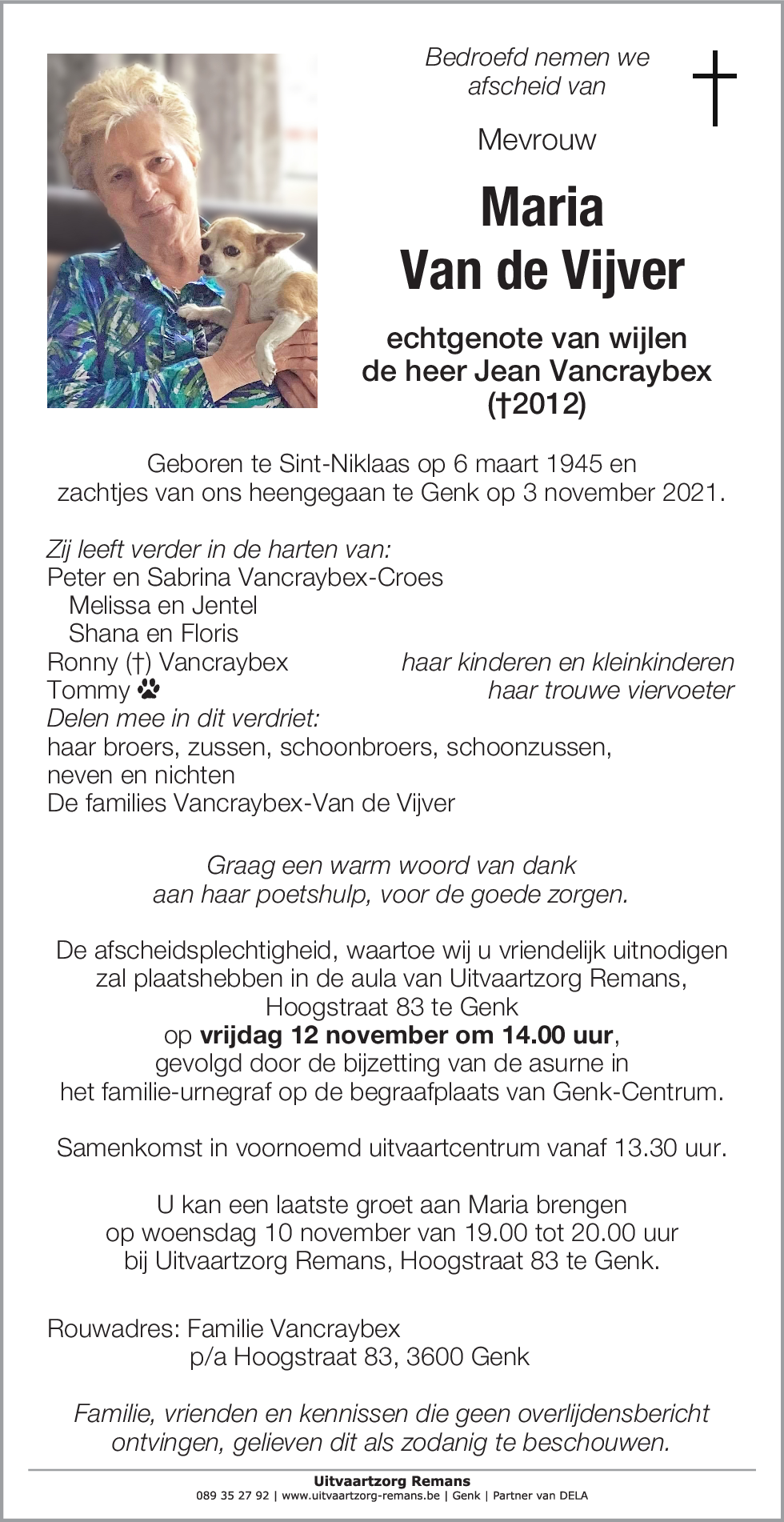 Maria Van de Vijver