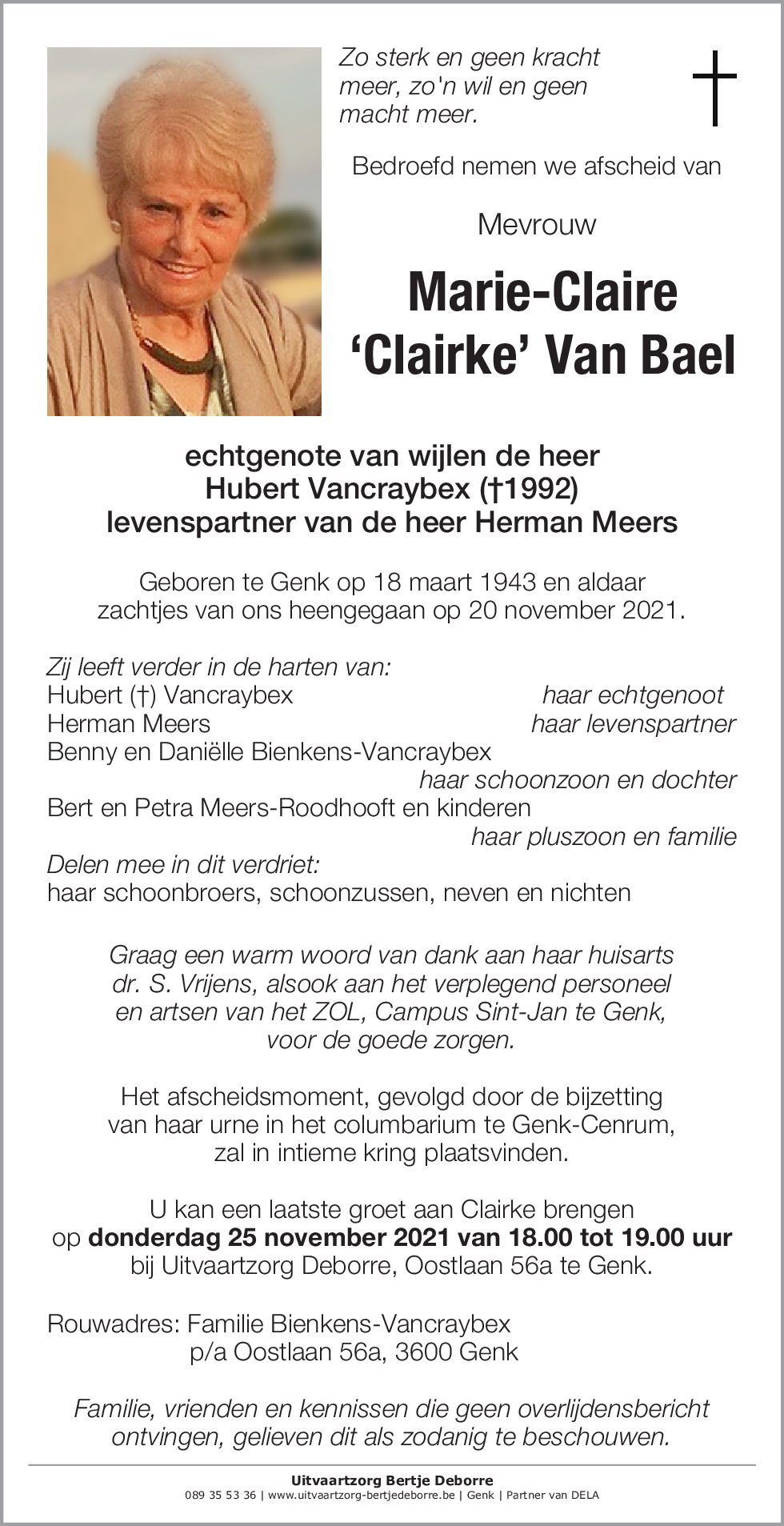 Marie-Claire Van Bael