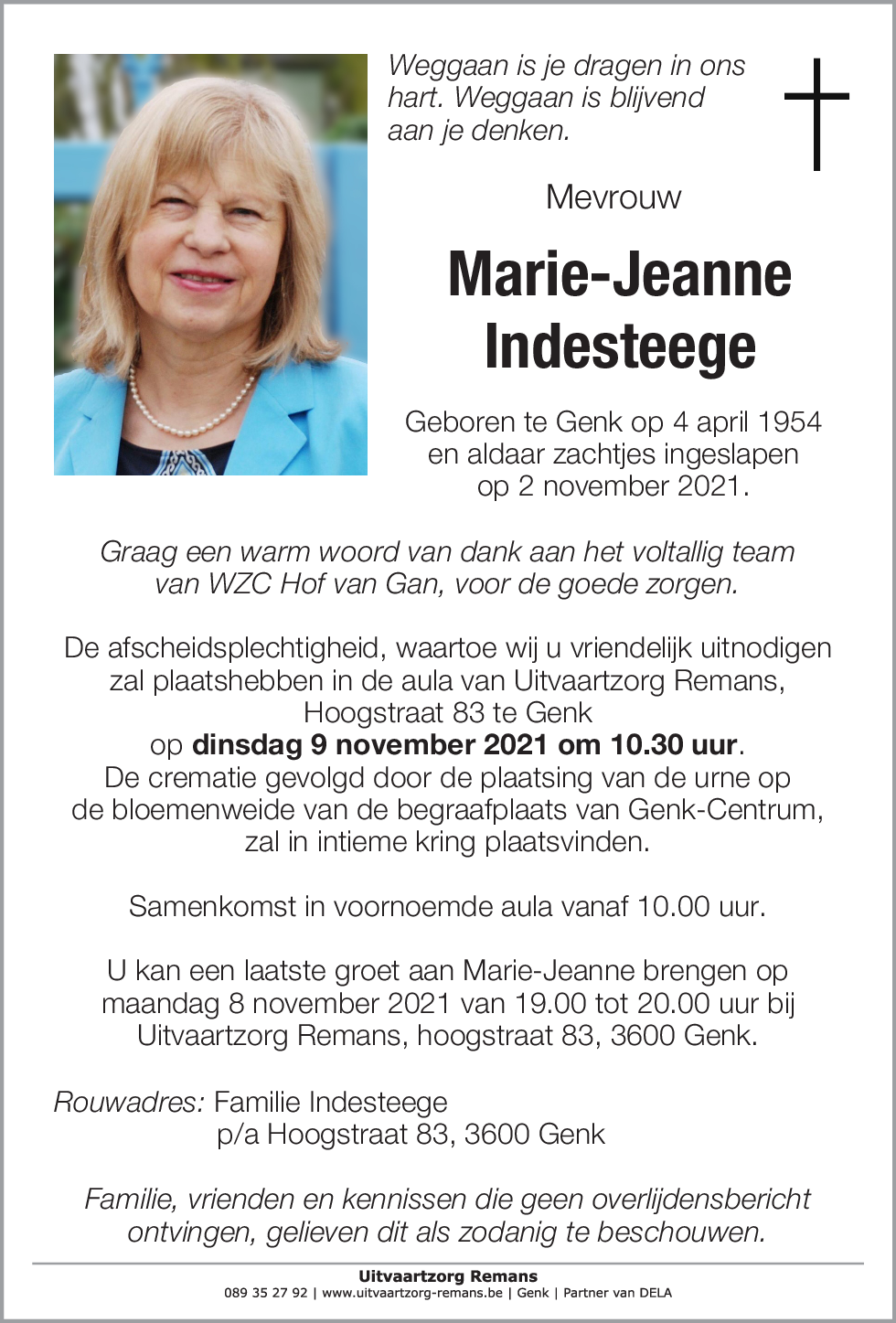 Marie-Jeanne Indesteege