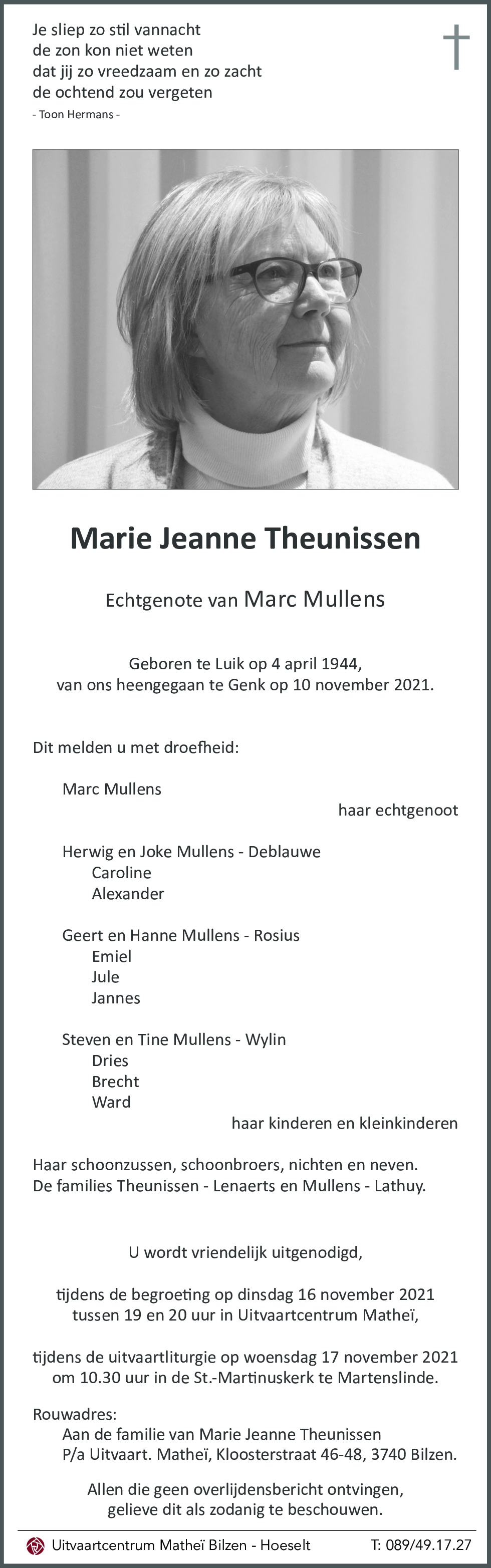 Marie Jeanne Theunissen