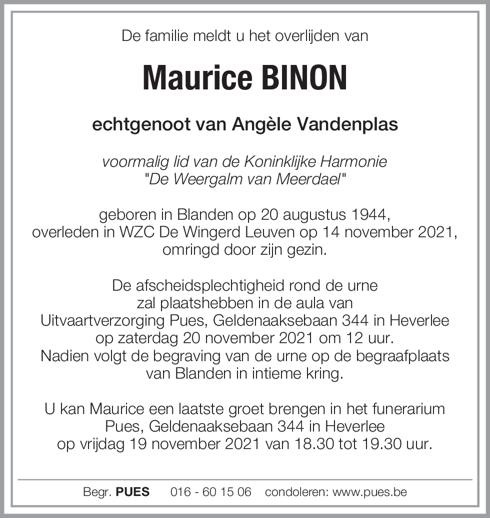 Maurice Binon