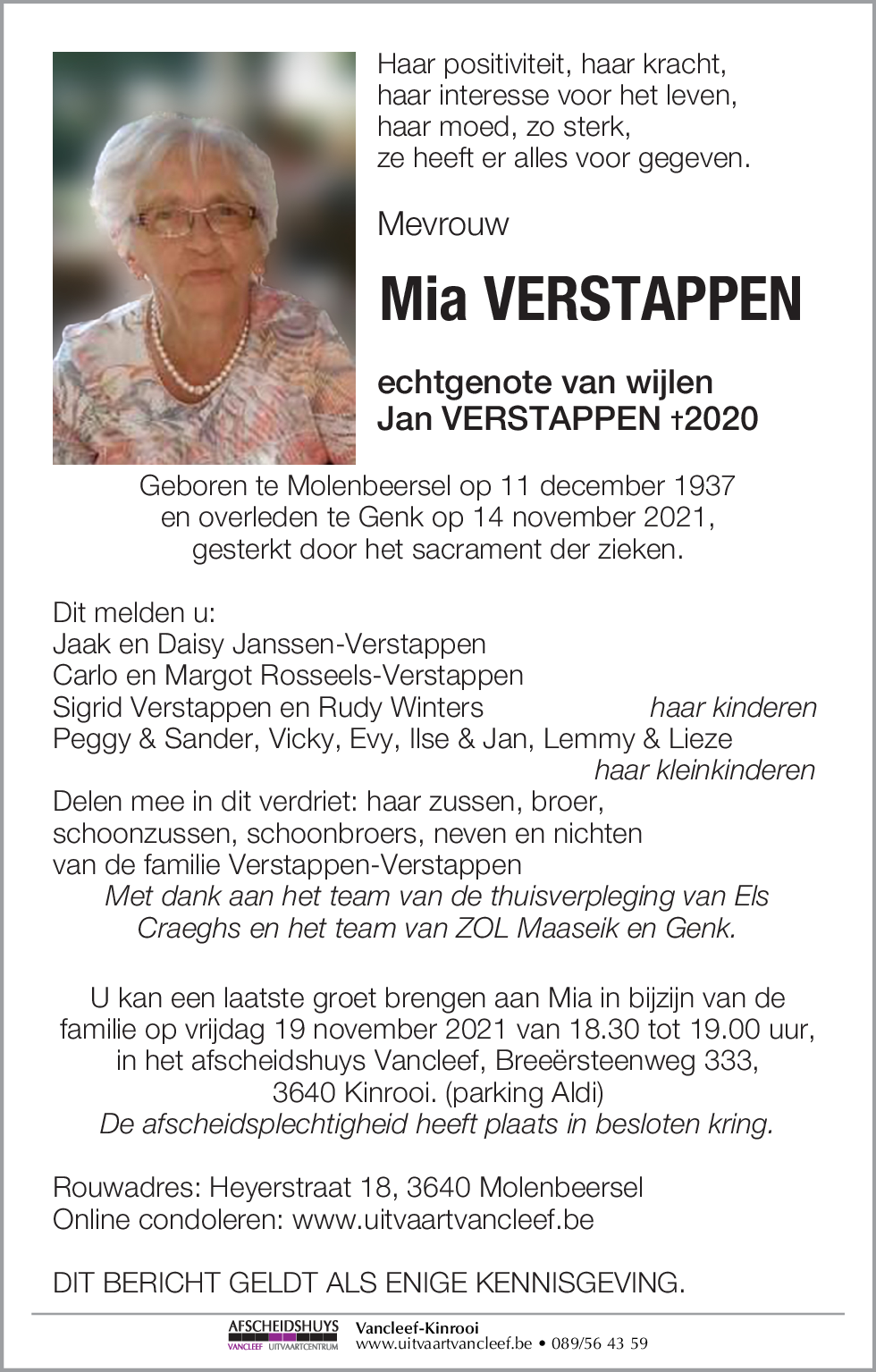 Mia Verstappen