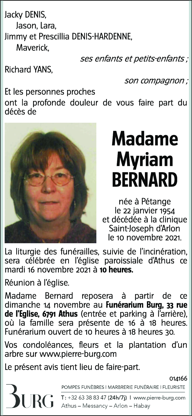 Myriam BERNARD