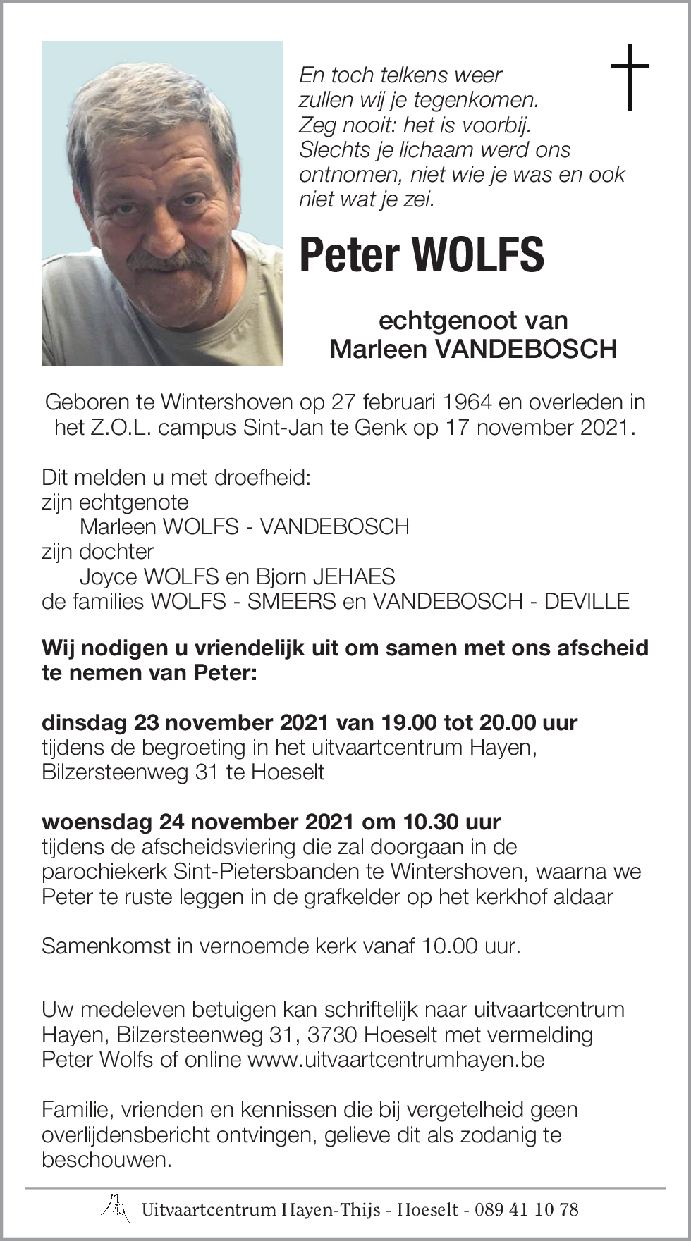 Peter WOLFS