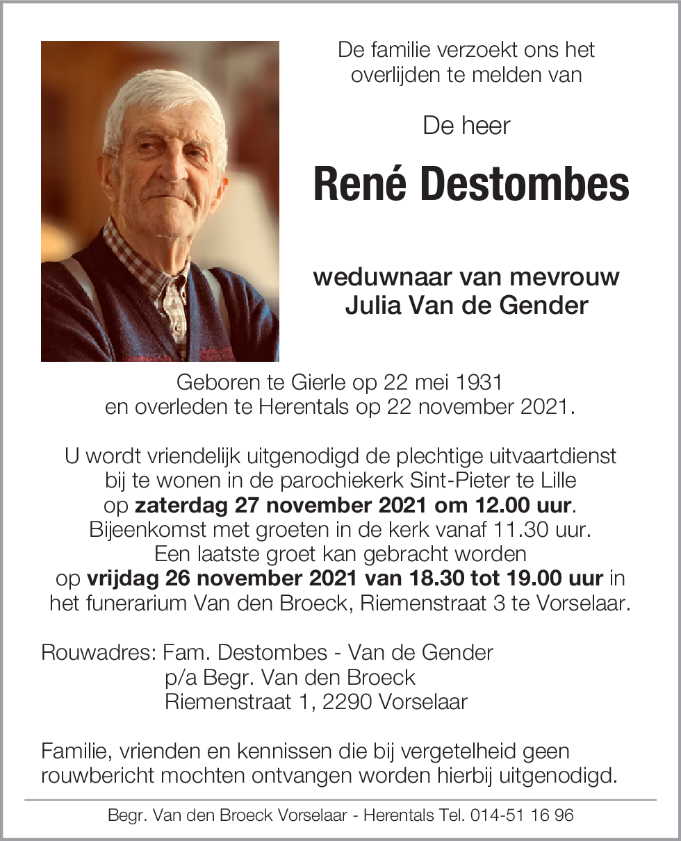 René Destombes