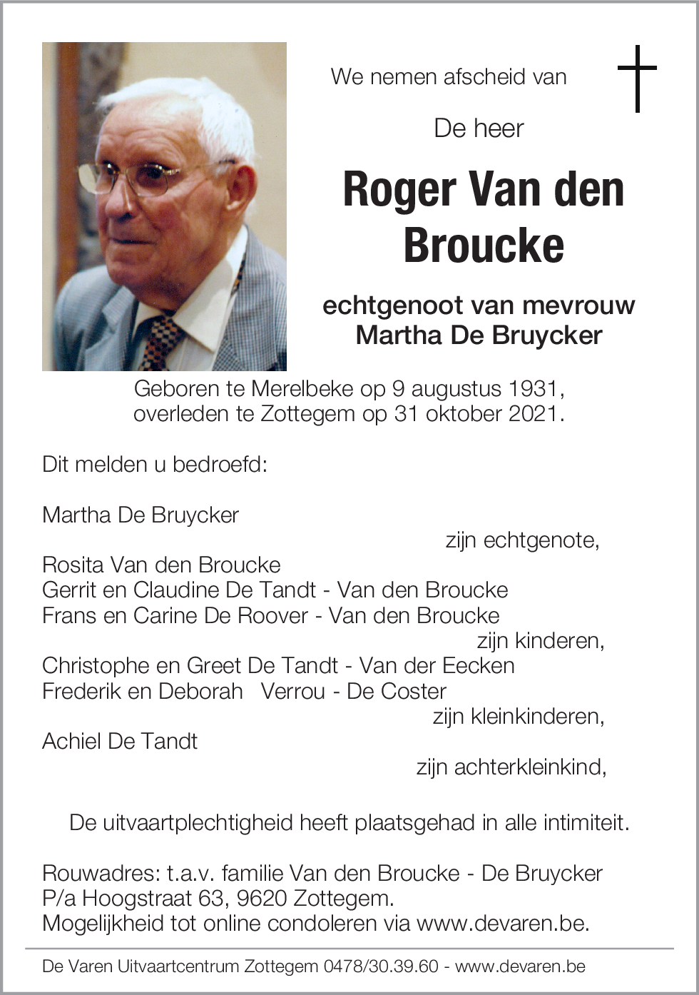 Roger Van den Broucke