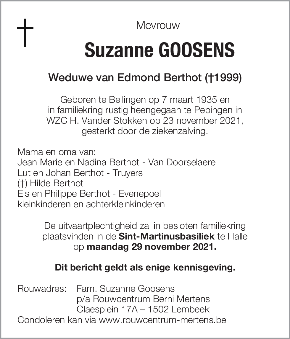 Suzanne Goosens