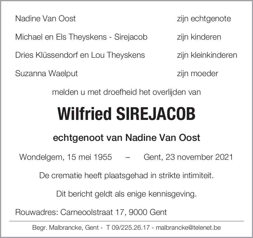 Wilfried Sirejacob