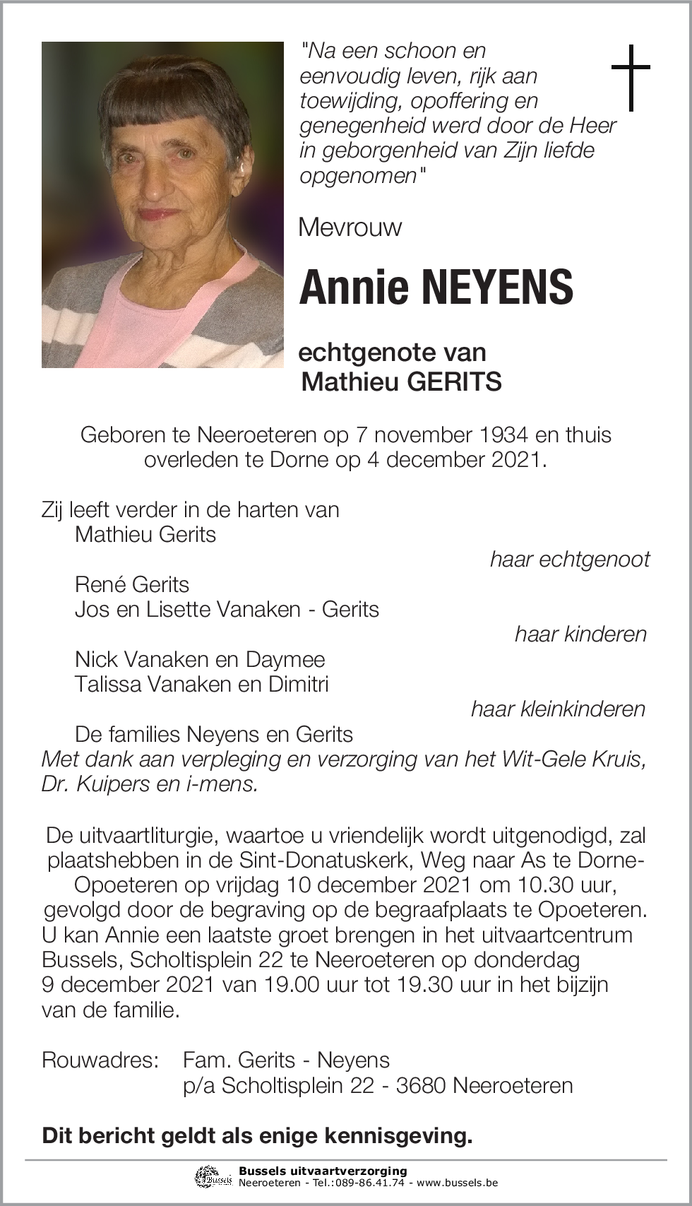 Annie NEYENS