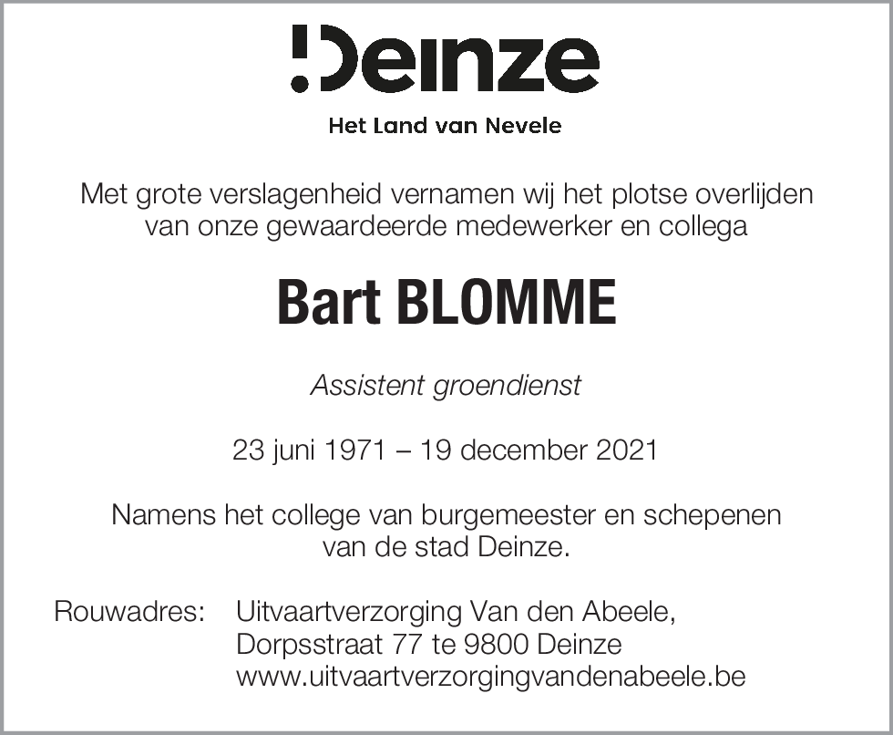 Bart Blomme