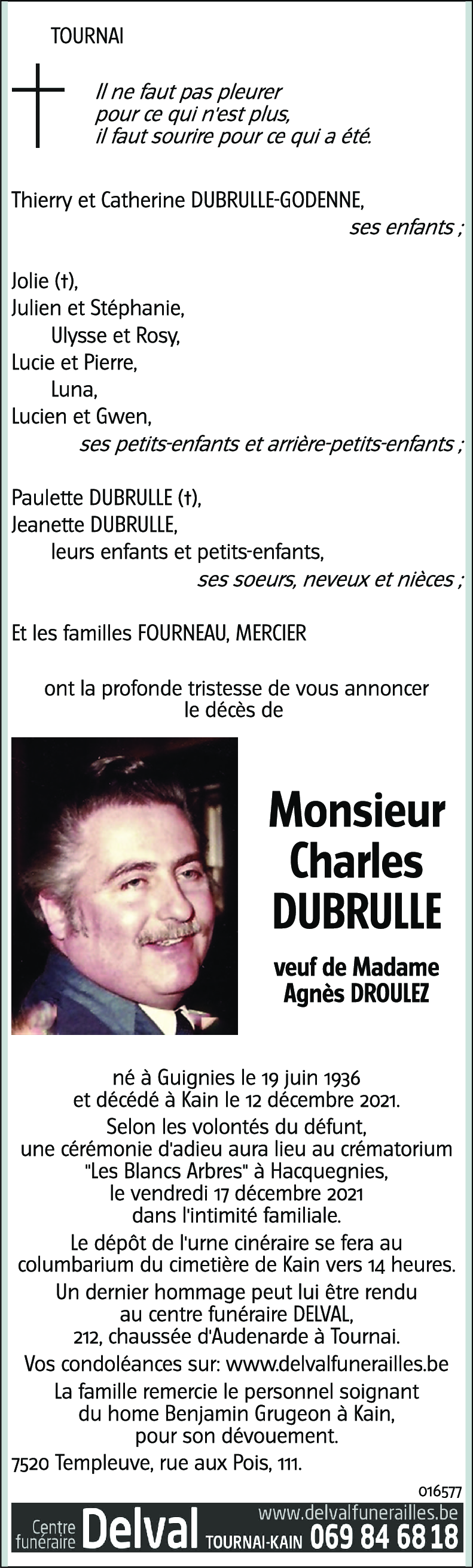Charles DUBRULLE