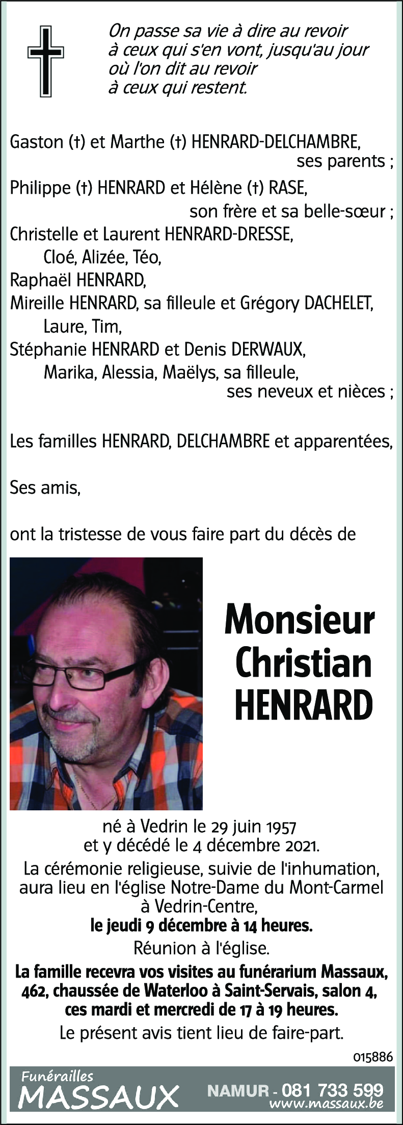 Christian HENRARD