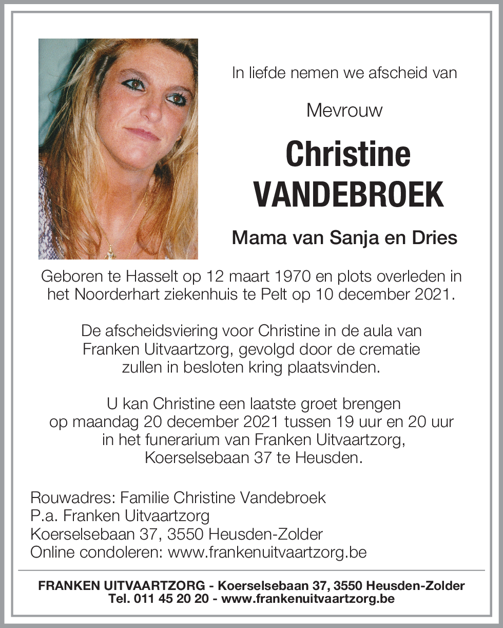 Christine Vandebroek