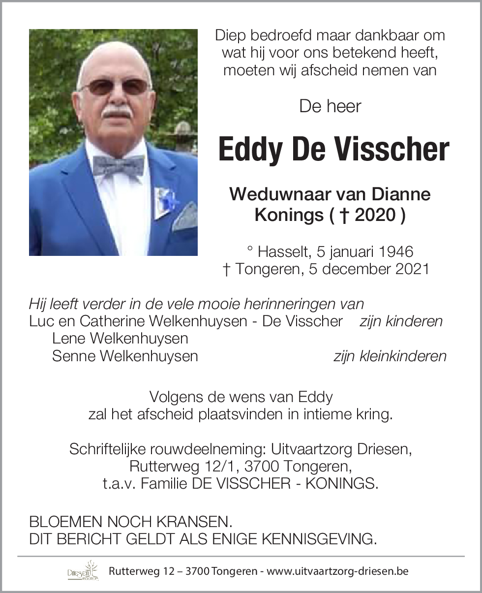 Eddy De Visscher