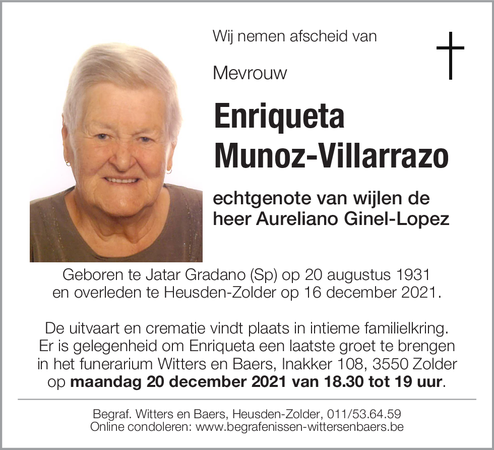 Enriqueta Munoz-Villarrazo