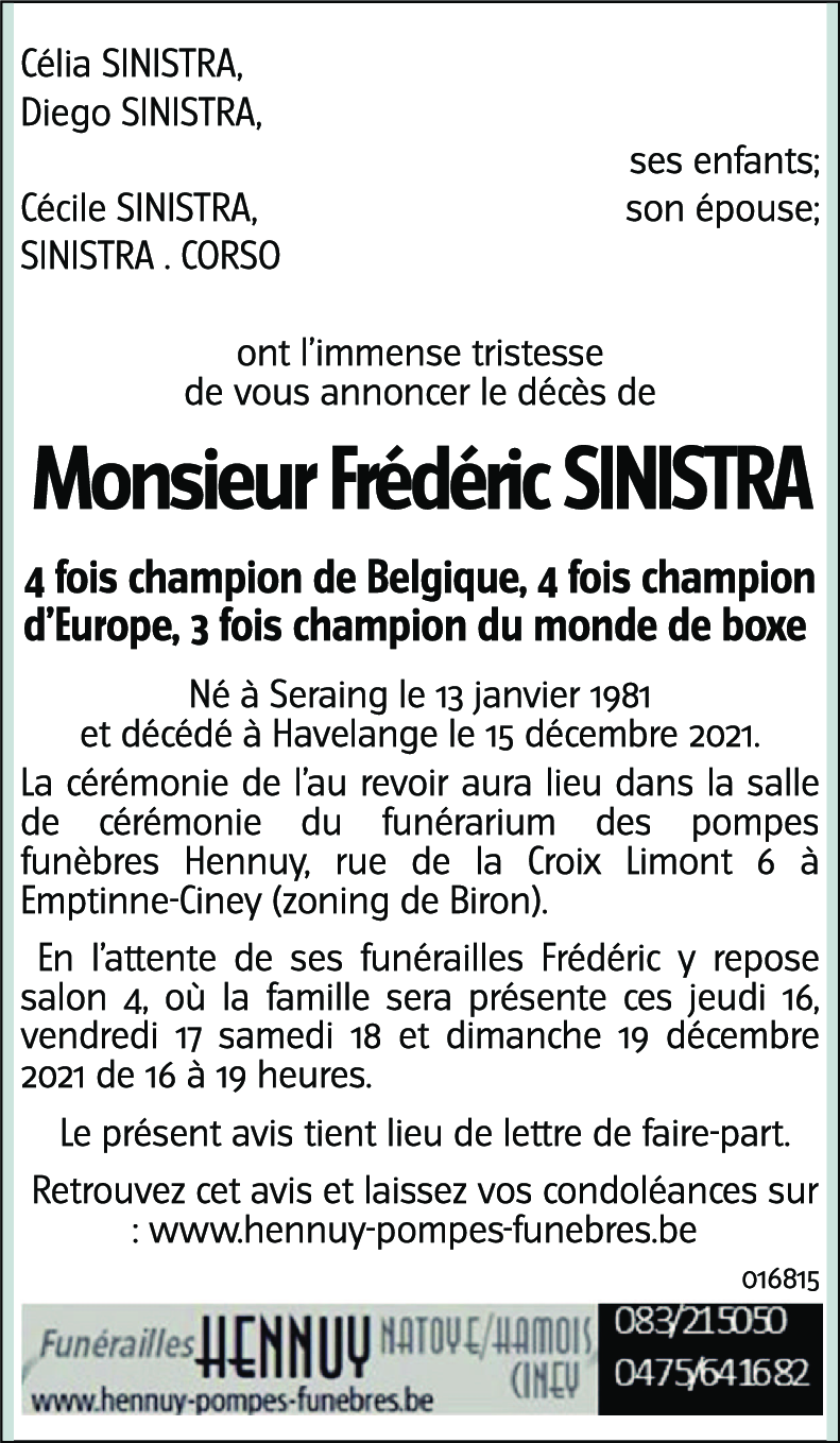 Frédéric SINISTRA