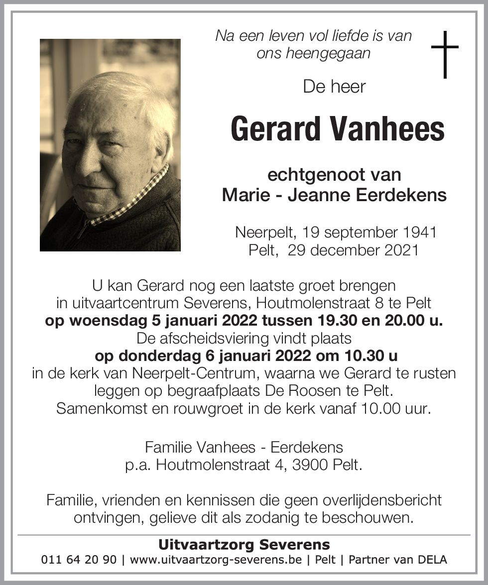 Gerard Vanhees