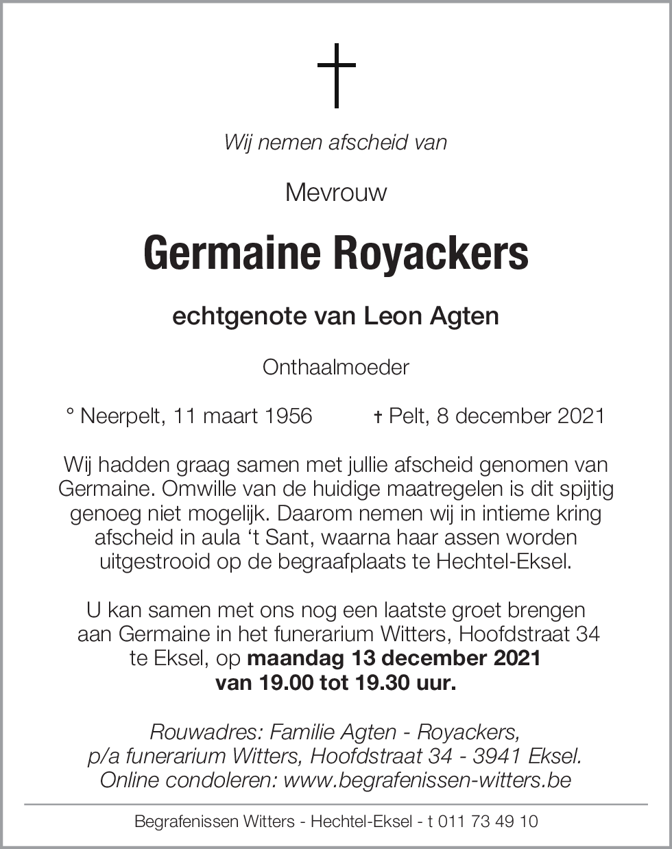 Germaine Royackers