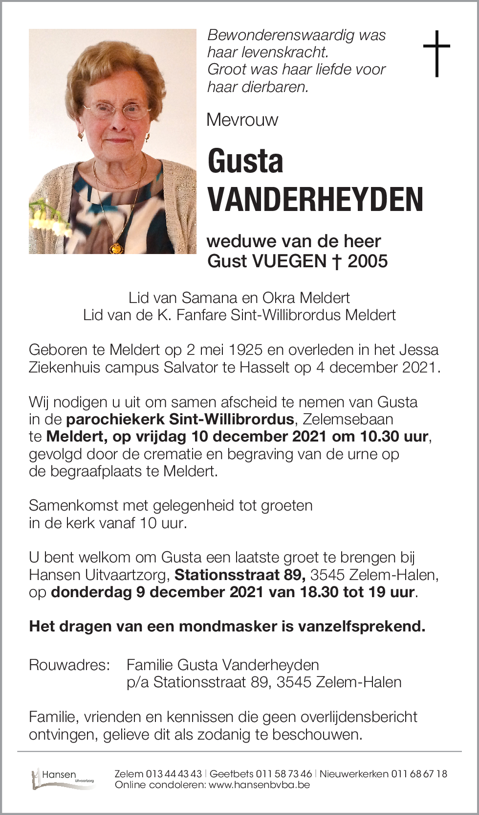 Gusta VANDERHEYDEN