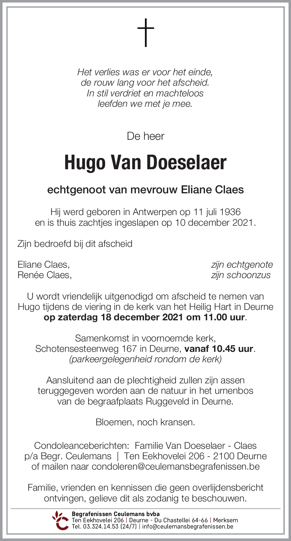 Hugo Van Doeselaer