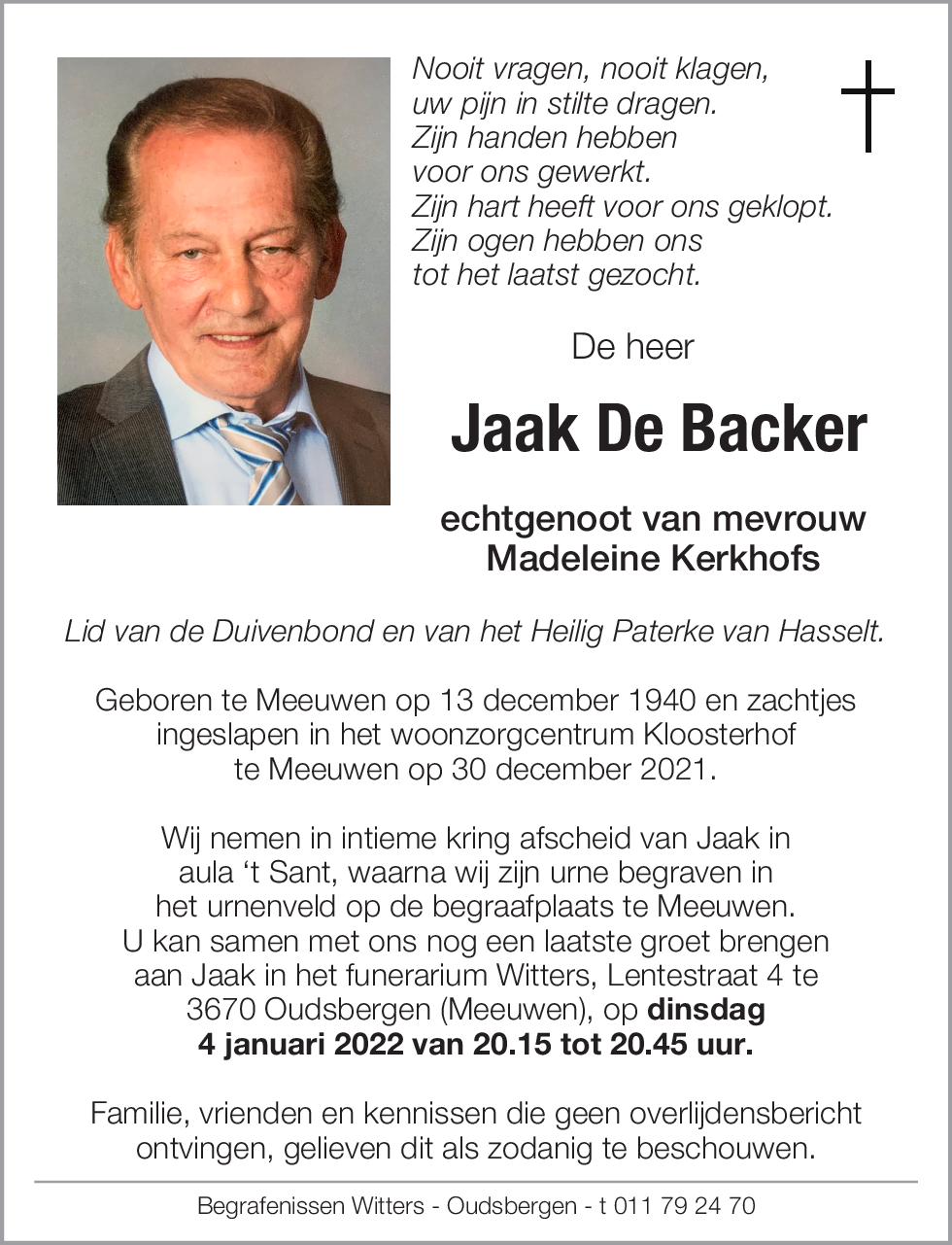 Jaak De Backer