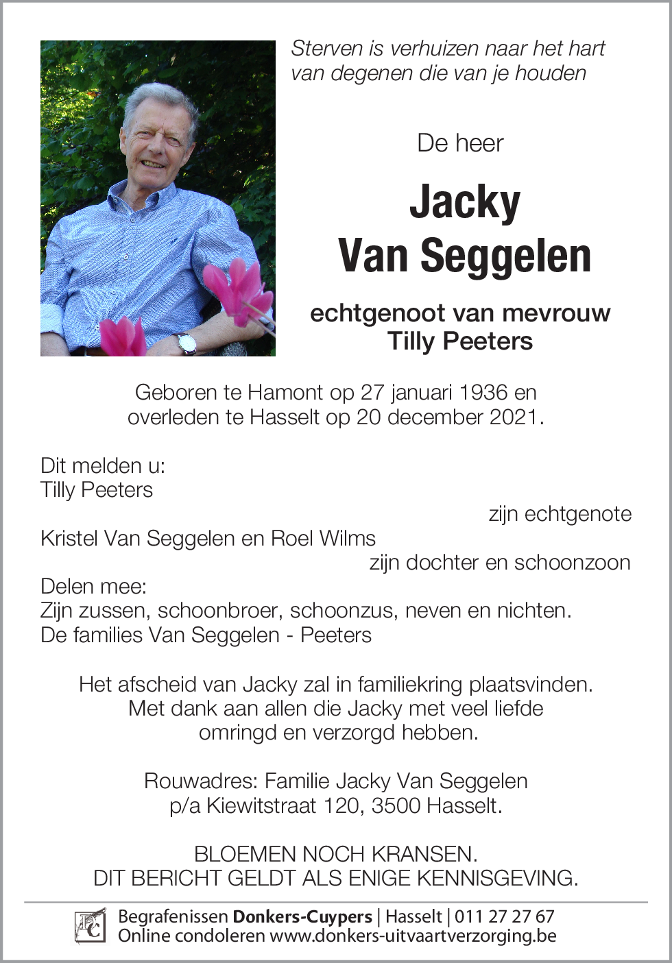Jacky Van Seggelen