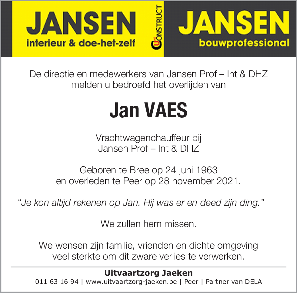 Jan Vaes