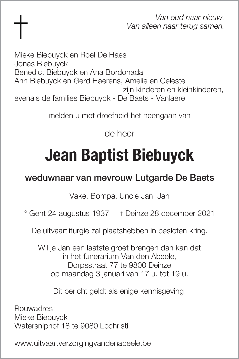 Jean Baptist Biebuyck