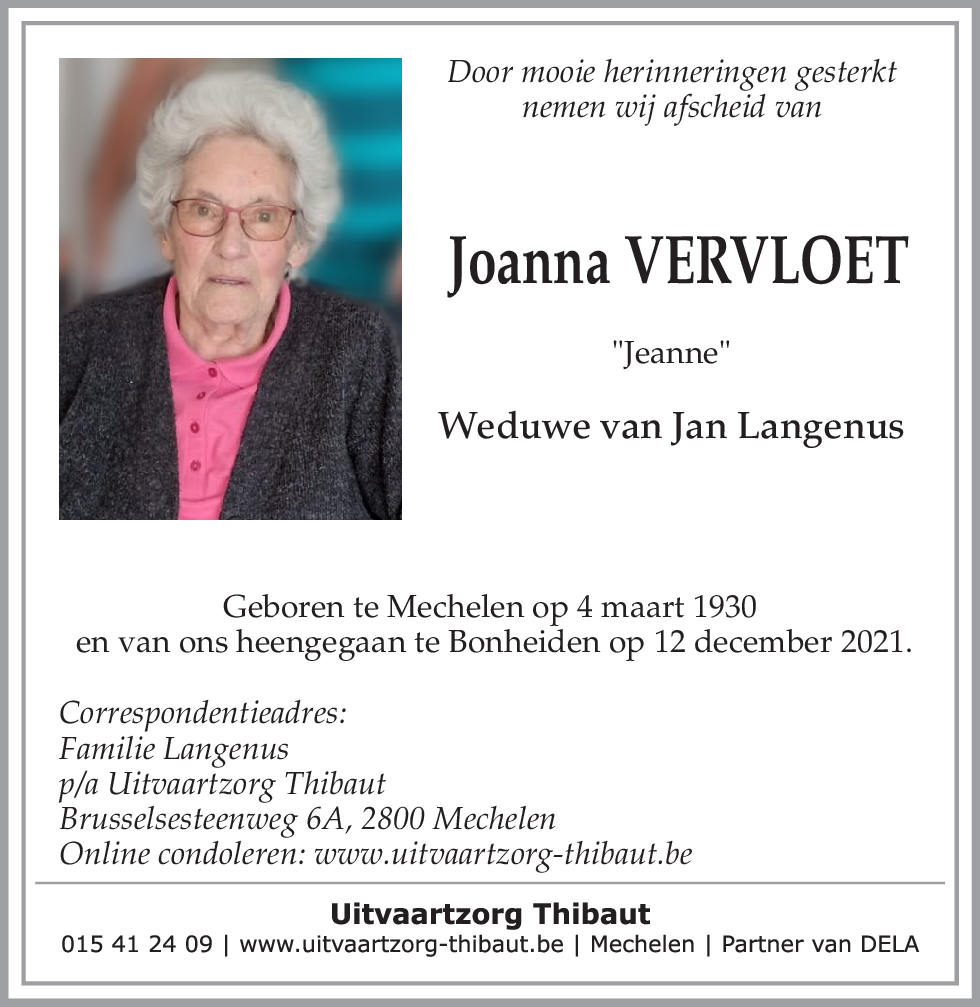 Jeanne Vervloet