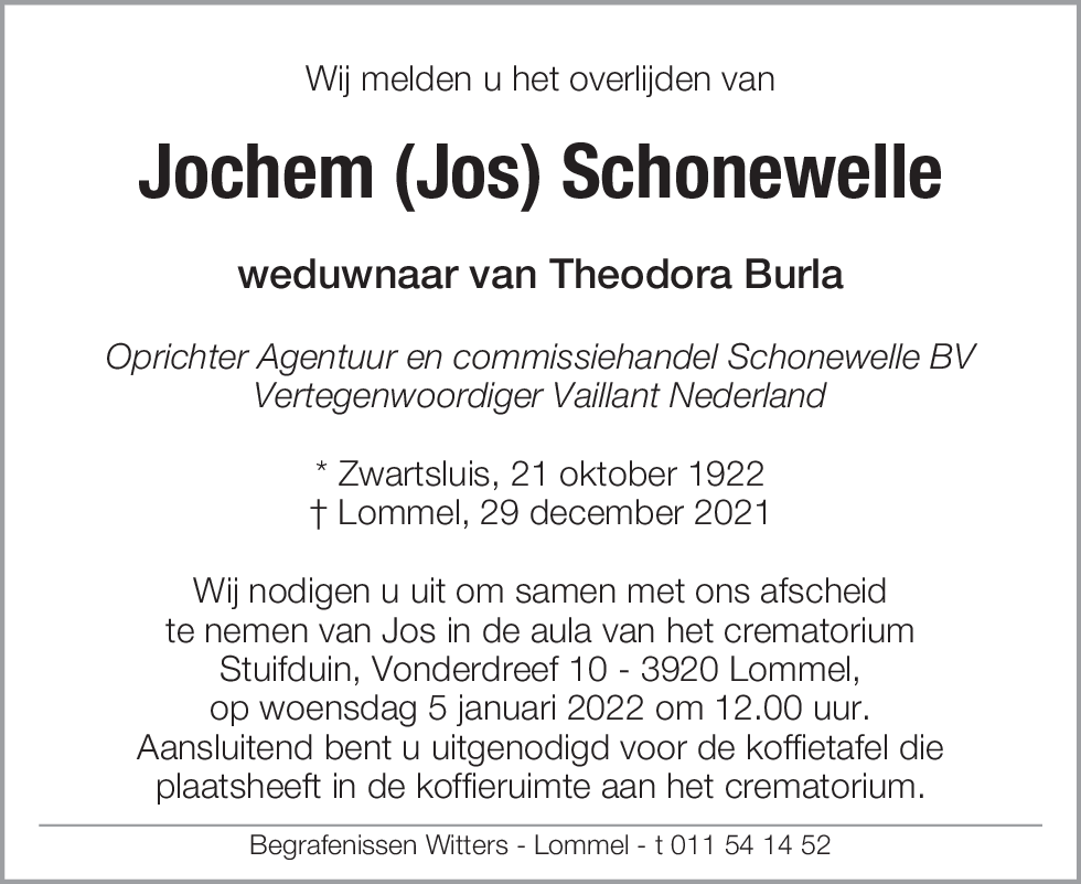 Jochem Schonewelle