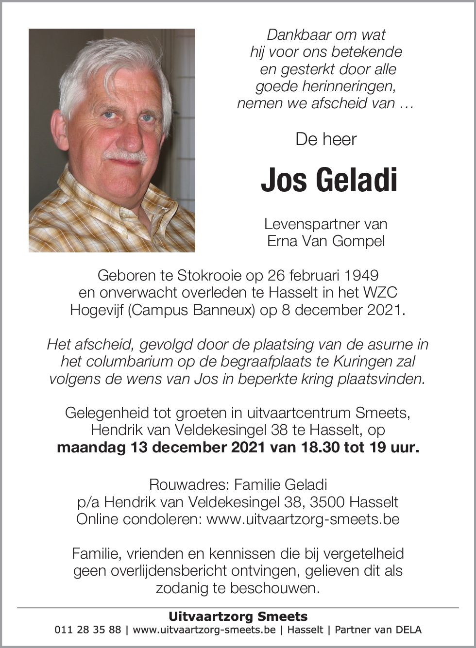 Jos Geladi