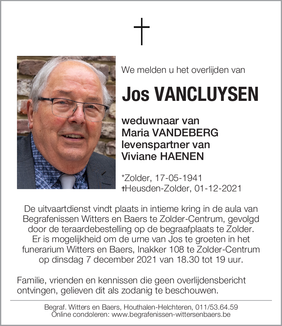 Jos Vancluysen