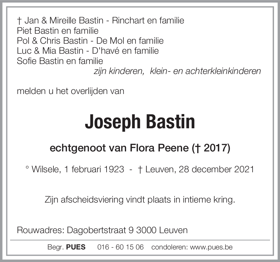 Joseph Bastin