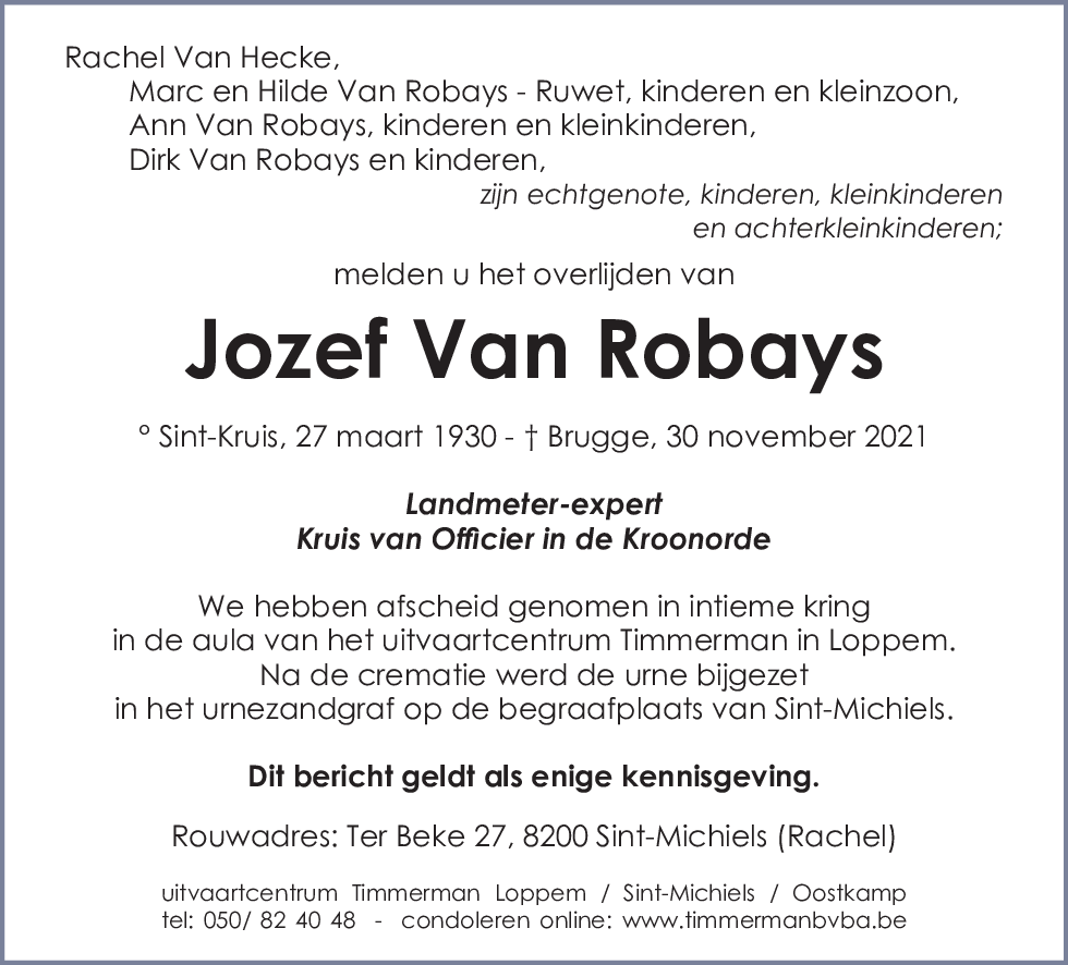 Jozef Van Robays