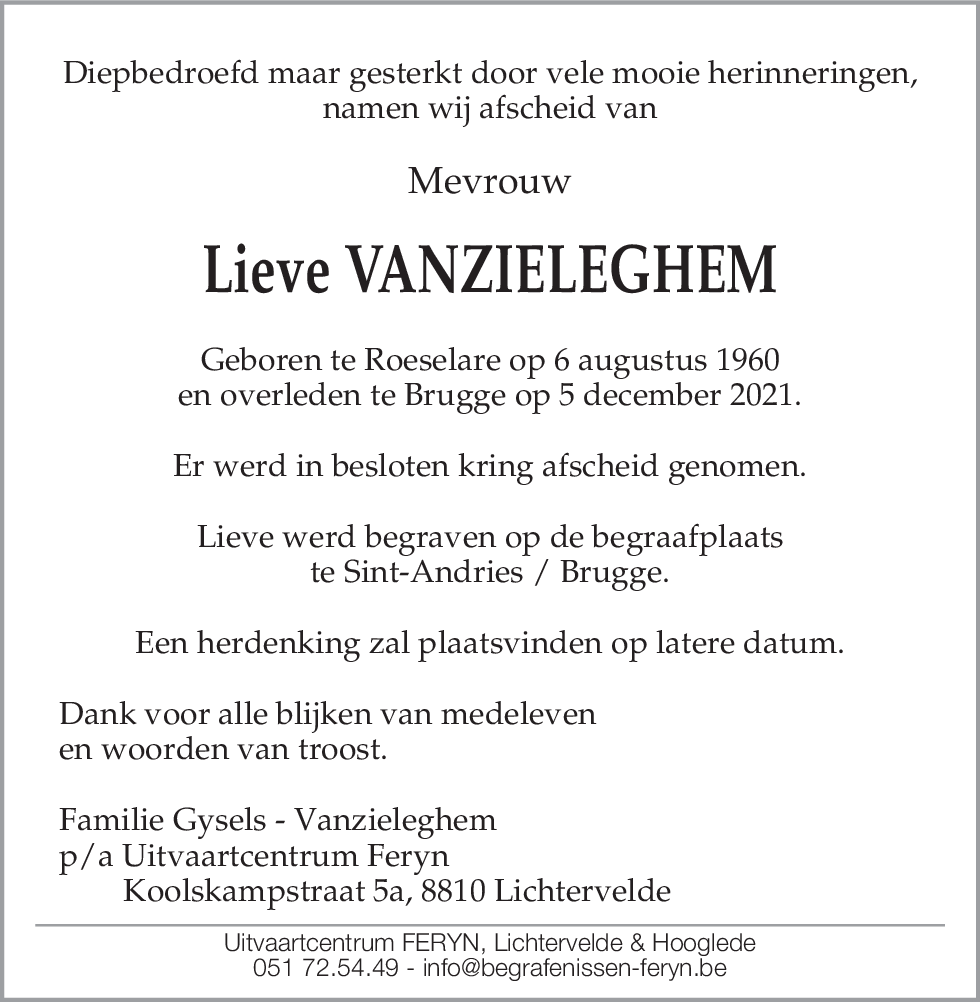 Lieve Vanzieleghem