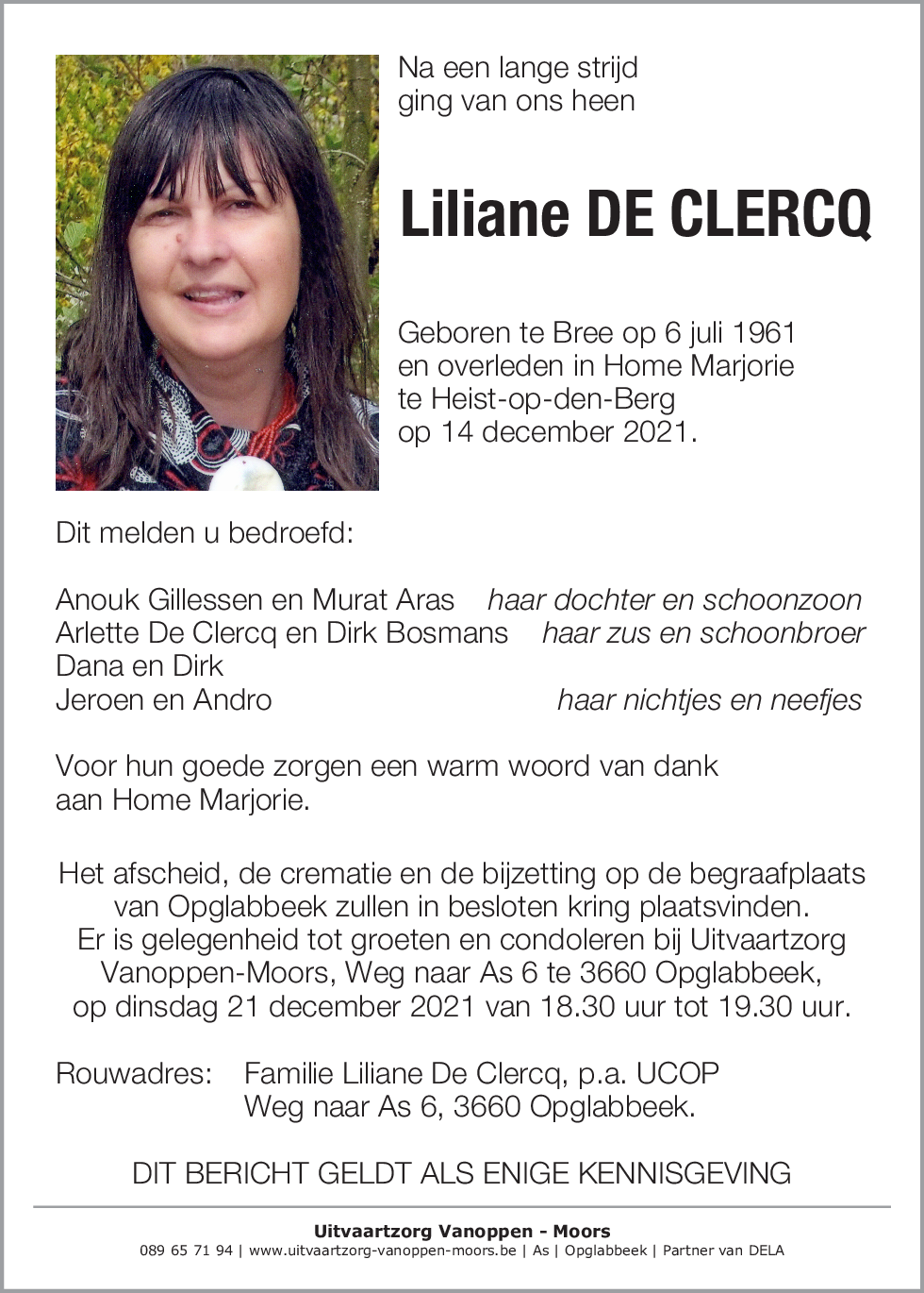 Liliane De Clercq
