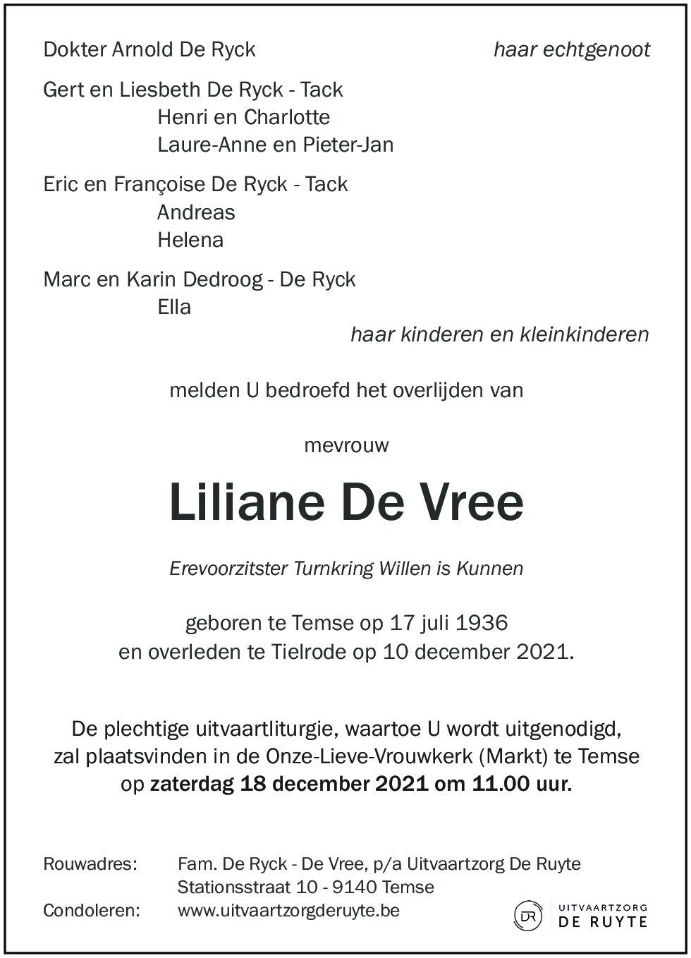 Liliane De Vree