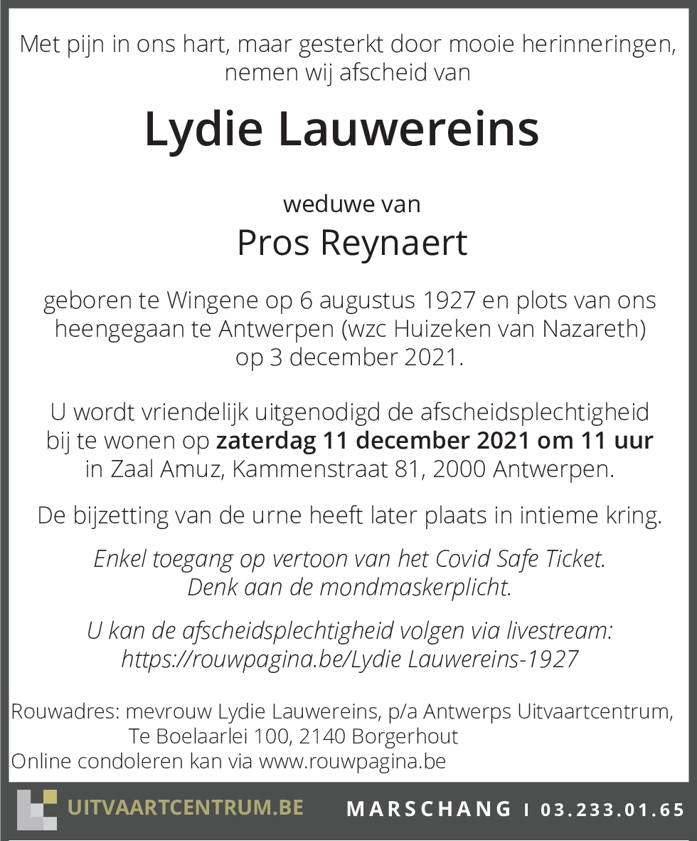 Lydie Lauwereins