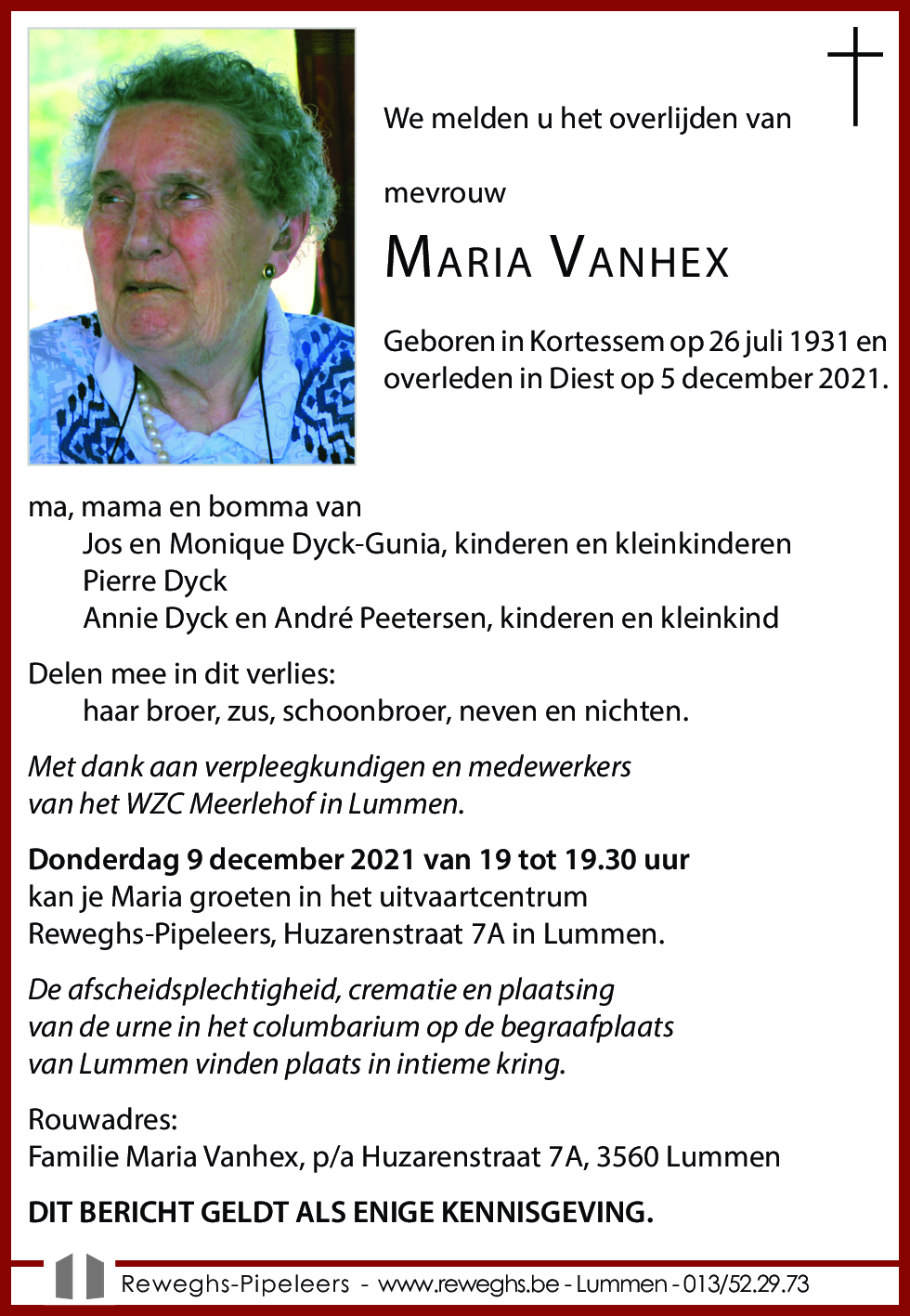Maria Vanhex