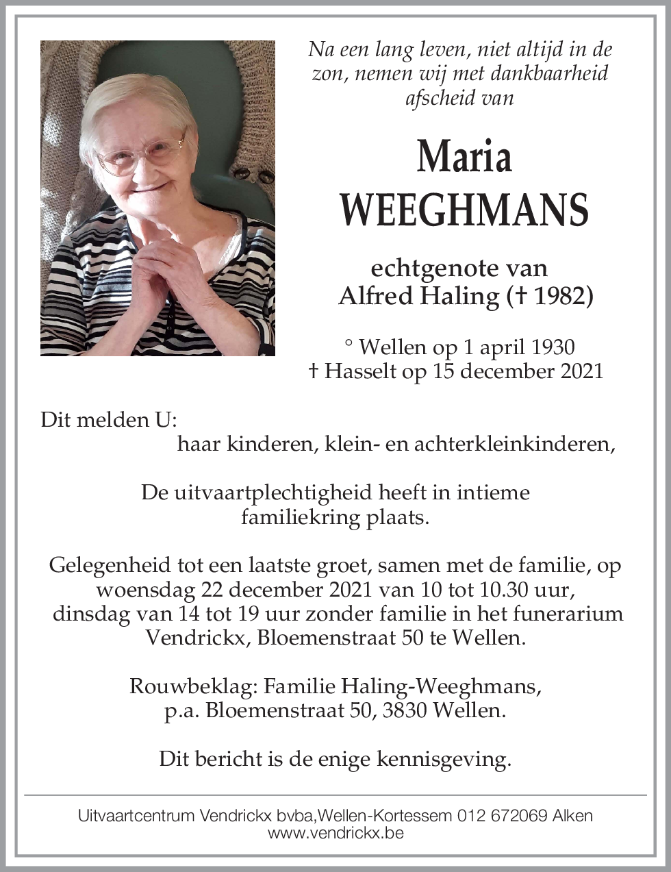 Maria Weeghmans