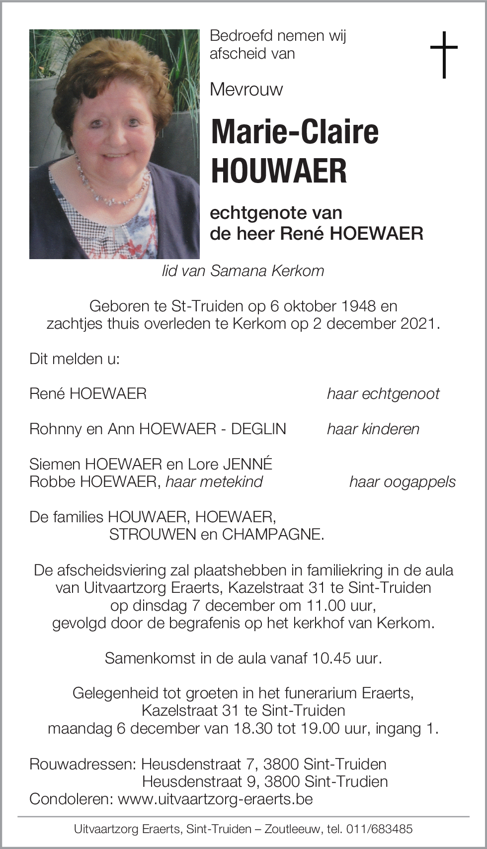 Marie-Claire Houwaer