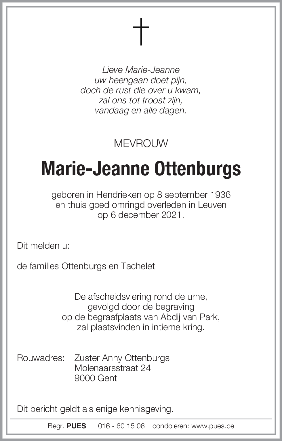 Marie-Jeanne Ottenburgs